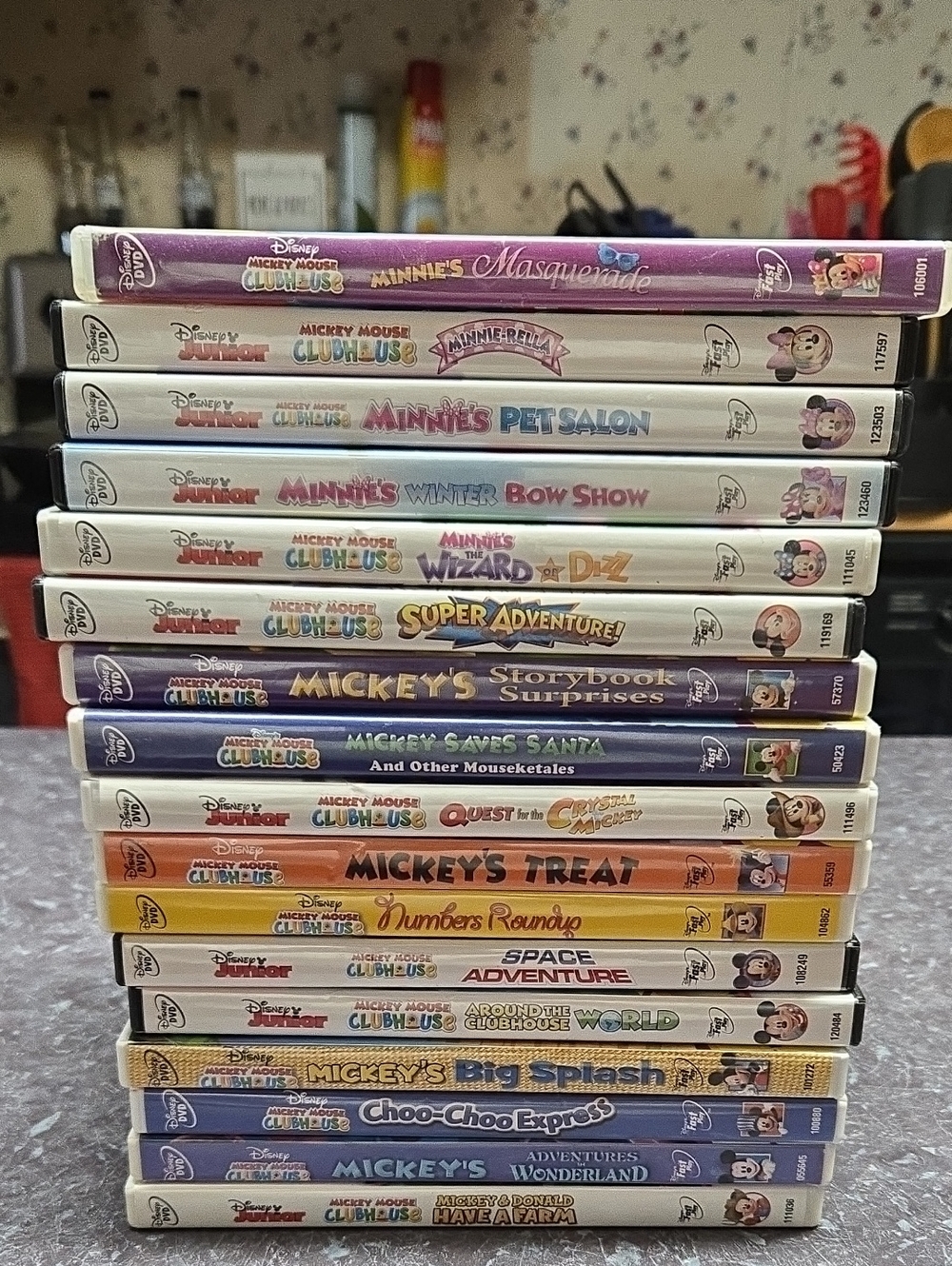 Disney Mickey Mouse Clubhouse DVD Set - Multicolor Spines